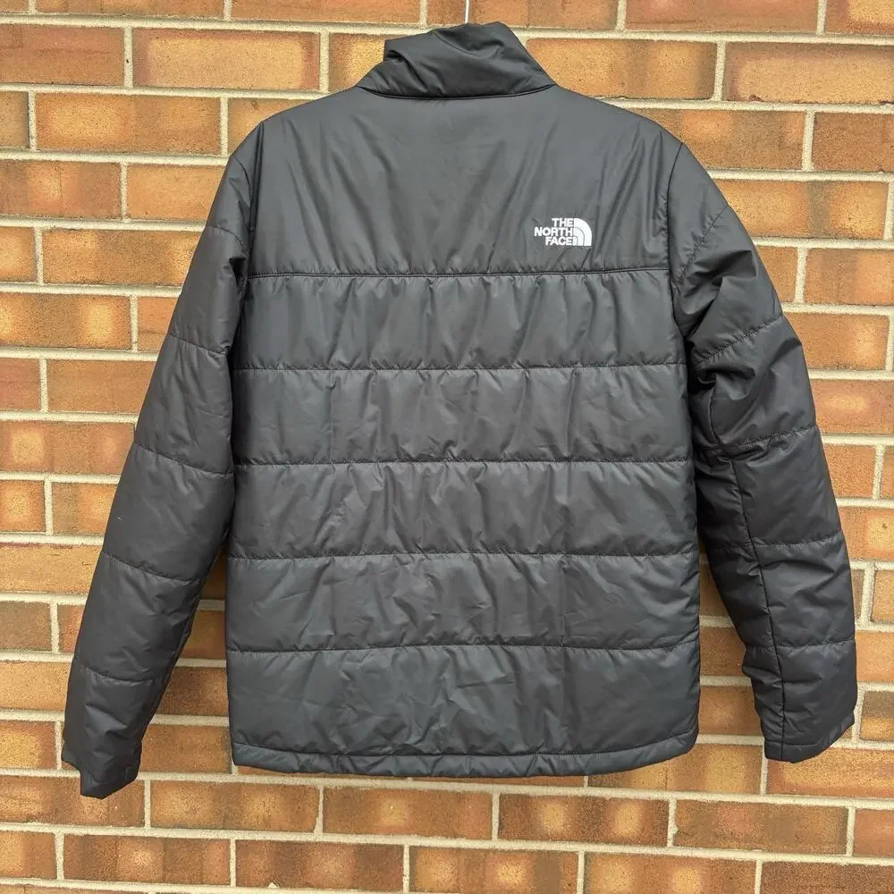 The North Face Everyday Insulated Jacket Mens Small Black Puffer Embroidery Logo
